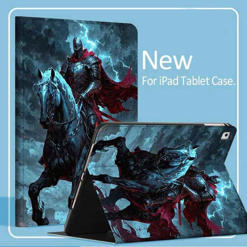 

Dark Soldier Anime Cool For iPad Pro Air Mini 1 2 3 4 5 6 7 7th 8th 9th 10th 11th 10.2 9.7 10.5 10.9 11 Tablet Case Cover