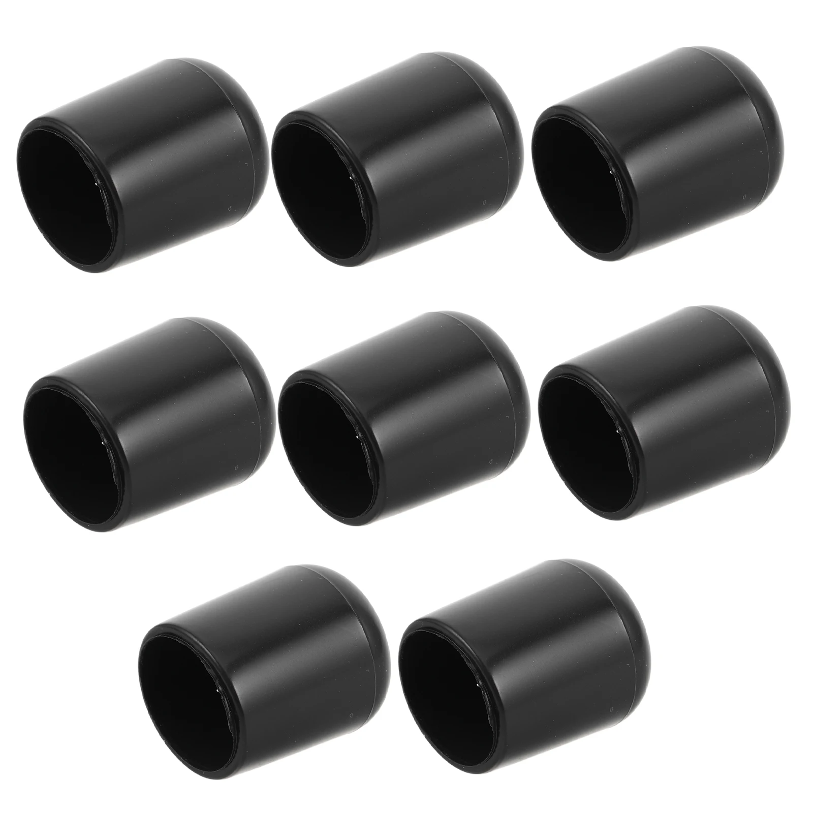 

8Pcs Round Plastic Chair Leg Protectors Furniture Caps Floor Scratch Guards Noise Reduction Covers for Chairs Tables Indoor