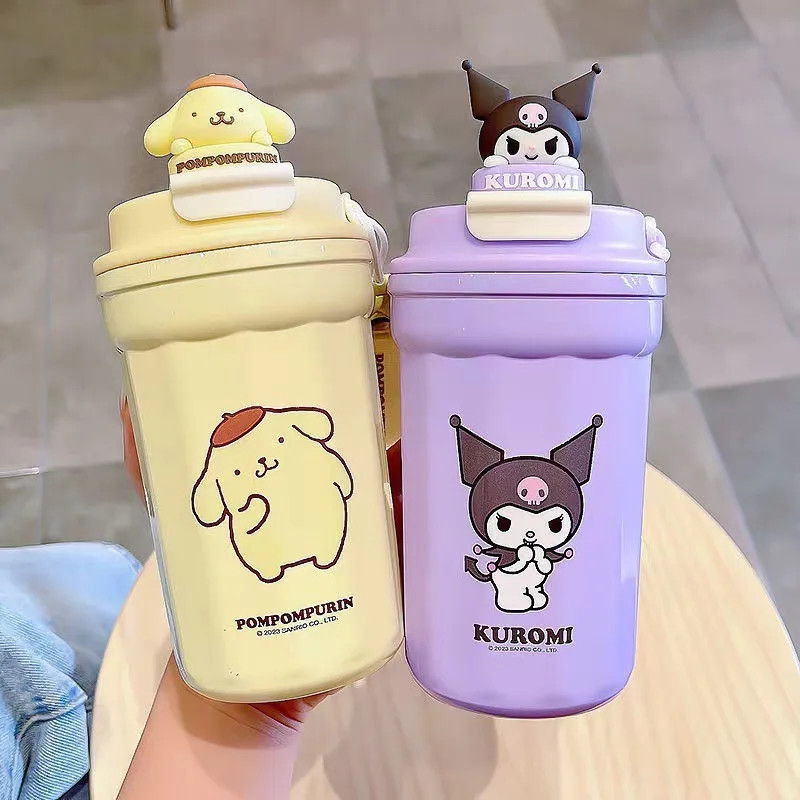 Sanrio Coffee Insulated Cup Office High Beauty Cute Sweet Water Cup For Male Female Students Portable Large Capacity Water Cup