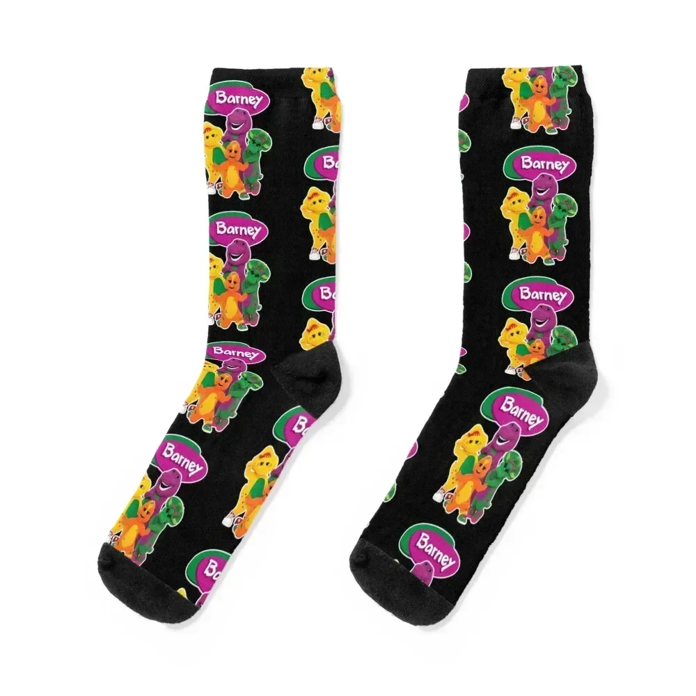 

Barney (Barney & Friends) Socks new year Thermal man winter Socks For Girls Men's