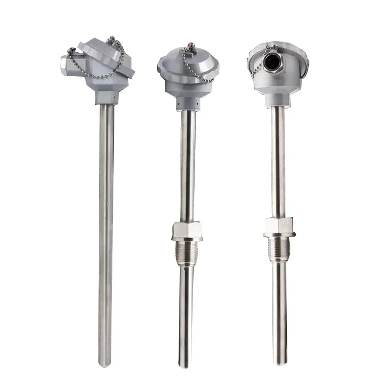 

China Supplier High Temperature Sensor Pt100 Pt1000 Stainless Steel Type K Thermocouple Pressure Gauge