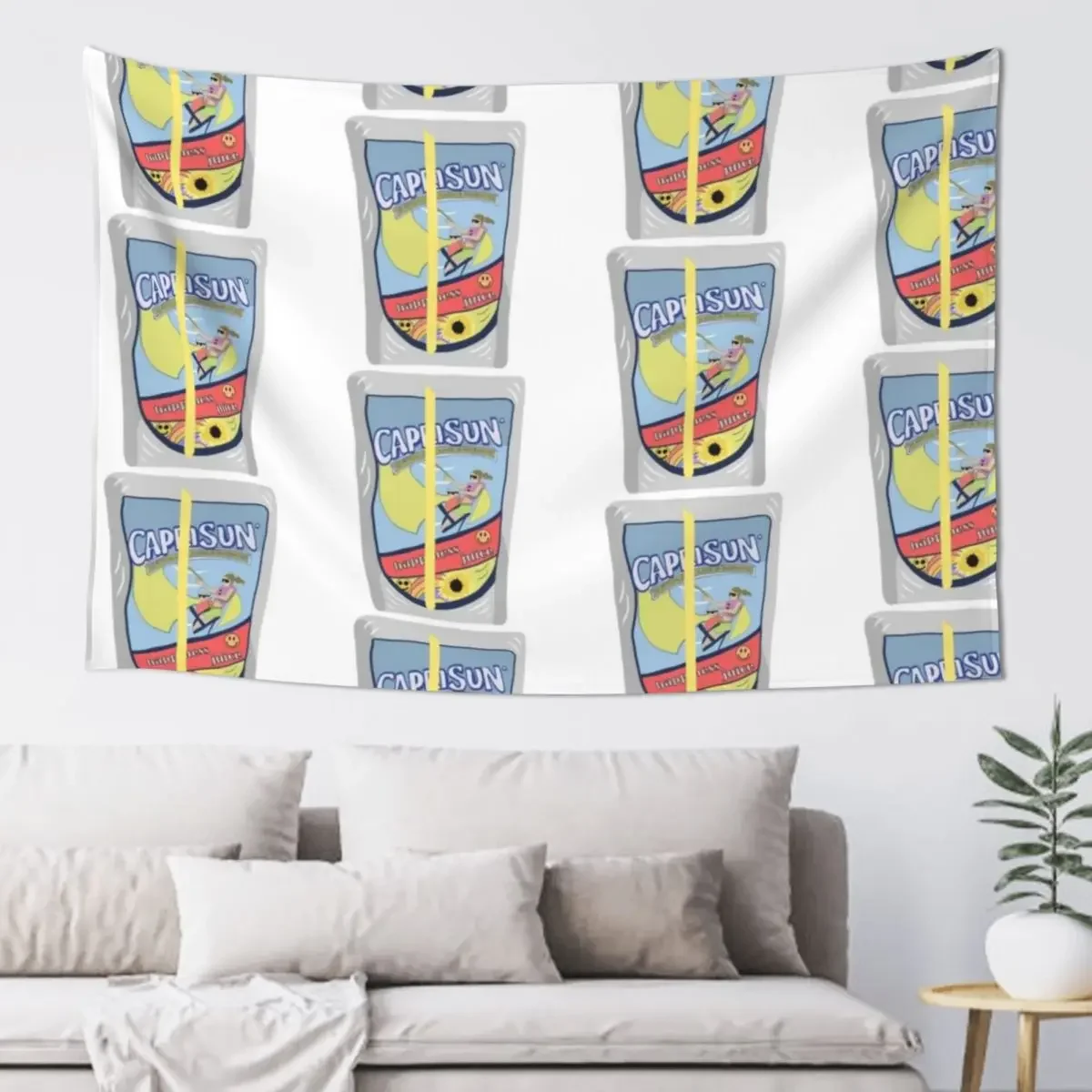 cute capri sun Tapestry Room Decoration Accessories Bedroom Decorations Aesthetic Room Decors Home Supplies Tapestry