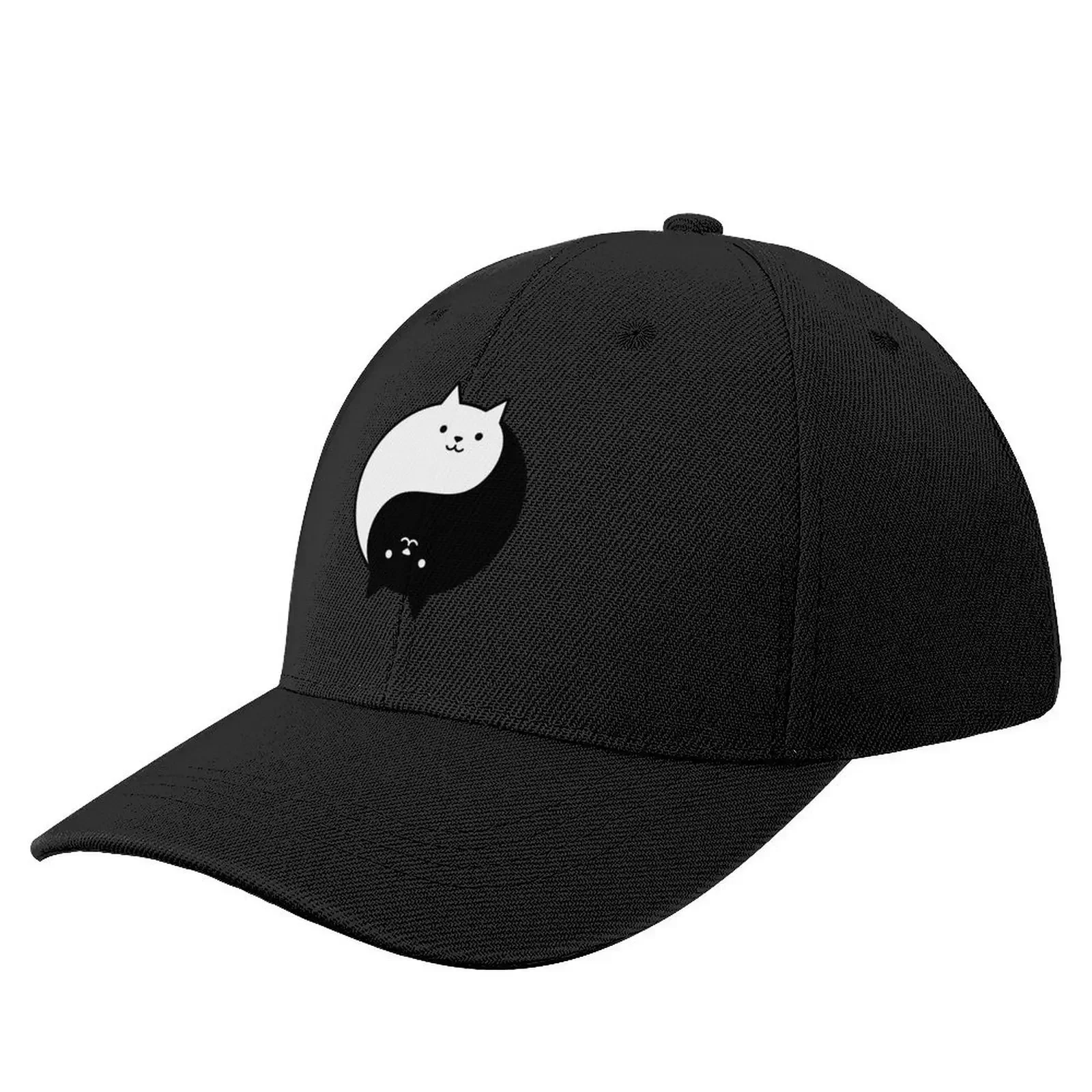 Balanced Cat Yin Yang Baseball Cap |-F-| Beach Mountaineering Female Men's