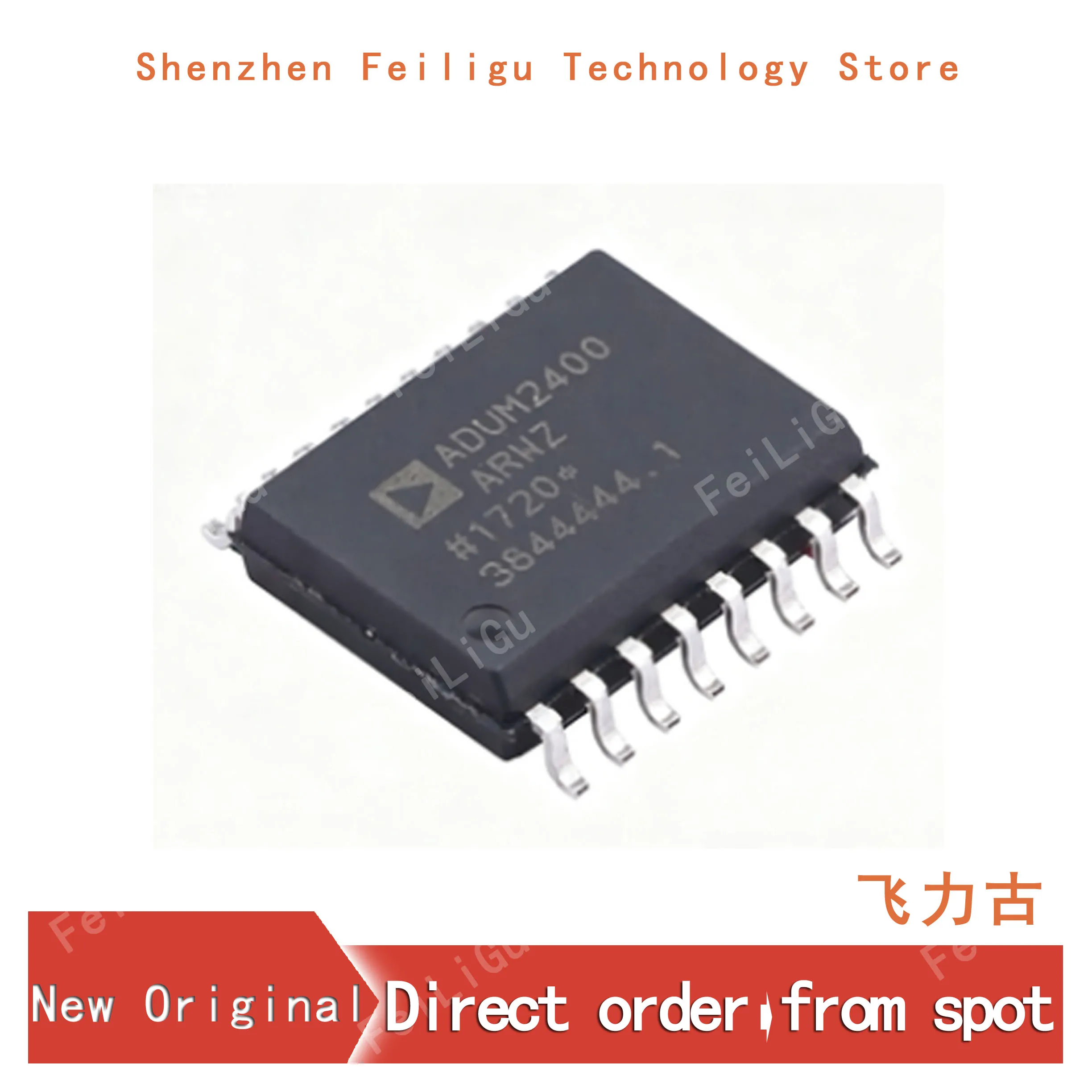 

1/10/30Pieces 100% New Original ADUM2400ARWZ-RL ADUM2400ARWZ ADUM2400ARW ADUM2400 Package:SOP16 Universal Digital Isolator Chip