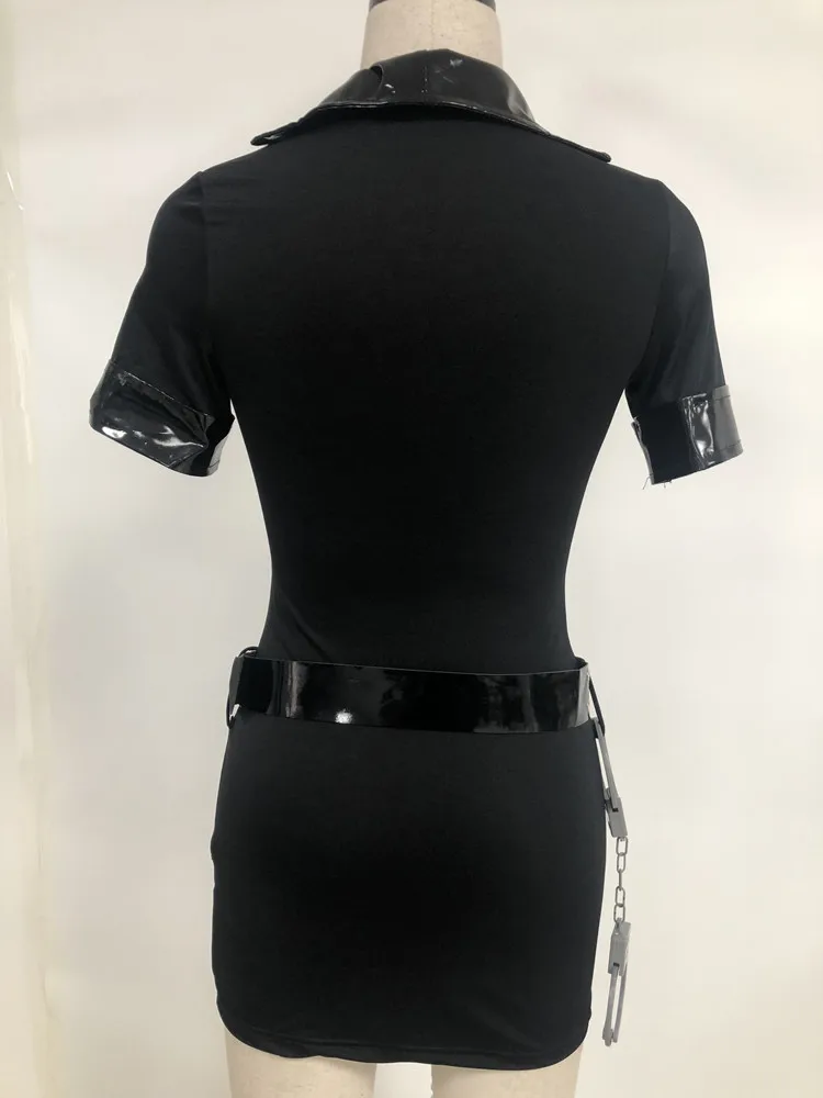 Sexy Female Cop Police Officer Uniform Policewomen Costume Halloween Adult Women Police Cosplay Fancy Dress
