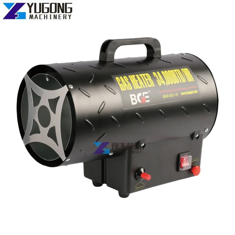 Wholesale 100Pcs Professional Industrial 10KW LPG Propane Butane Indoor Portable Air Gas Heaters for Greenhouse Farm Workshop