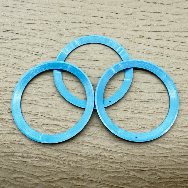 38mm X 30.6mm Turquoise Ice Blue Ceramic Watch Bezel Insert Mods Fit 40mm Automatic GMT SUB SKX007 Repair Accessories Case Ring