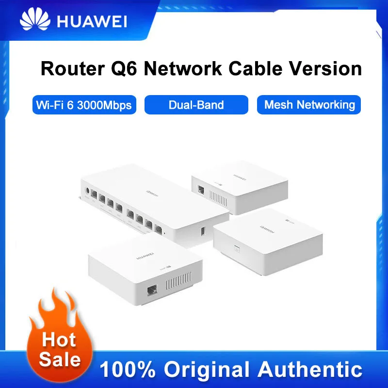 

Huawei Router Q6 (1 Mother and 3 Child) 3000Mbps Dual-Band Wi-Fi 6 Signal Repeater Mesh Networking Amplifier For Office Home