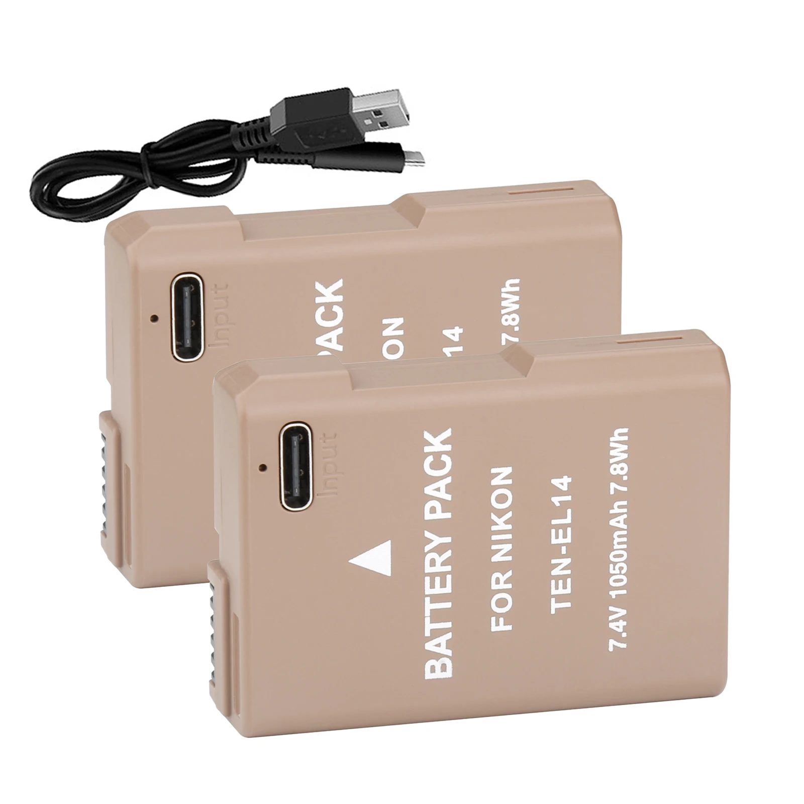 EN-EL14a EN-EL14 شحن البطارية ، 1050mAh ، نيكون D5600 ، D3200 ، D5200 ، D5300 ، DF Coolpix P7000 P7100 P7700 P7800 كاميرات