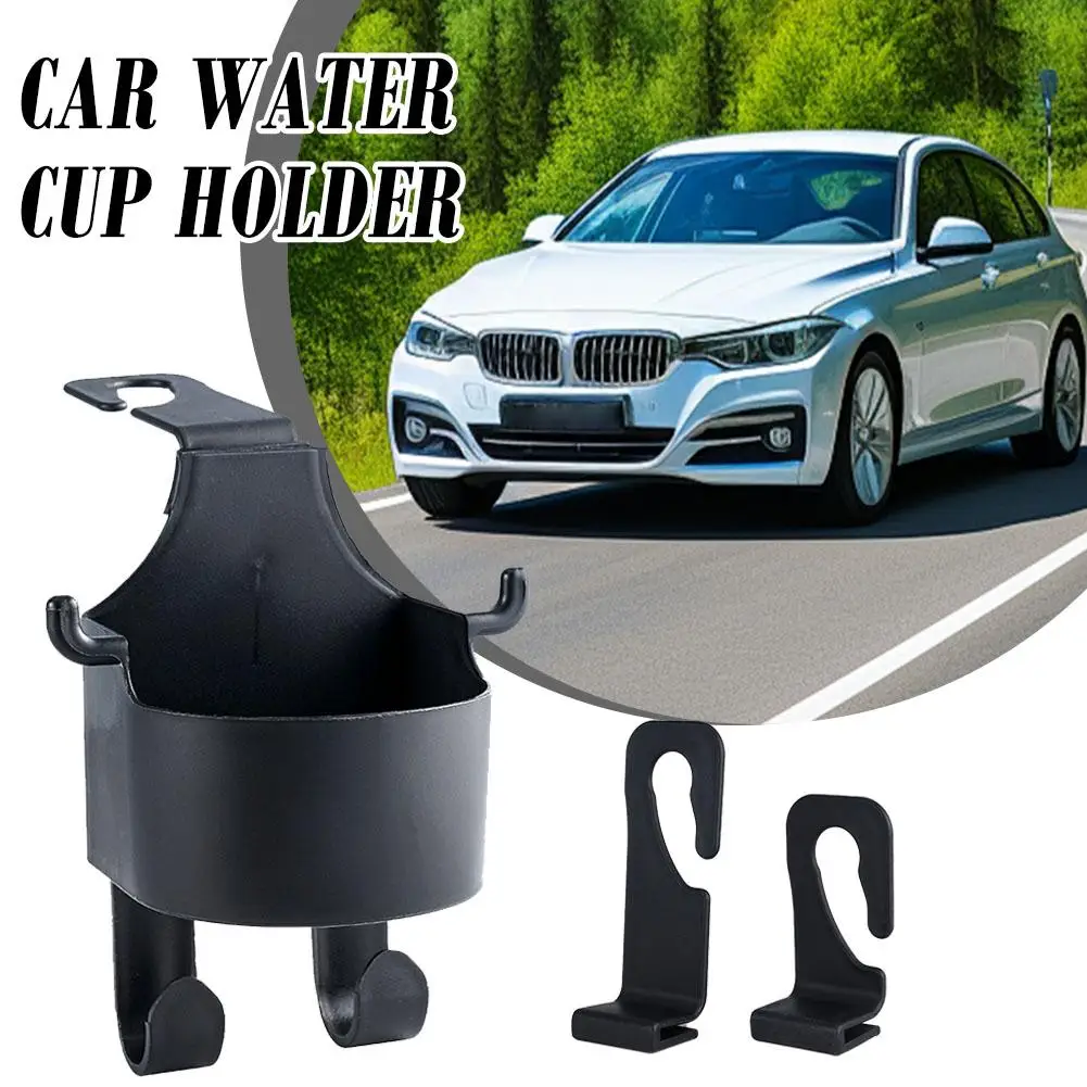 ABS Car Headrest Cup Holder Car Seat Headrest Hook Multipurpose Cup Organizer Clip For Phone Car Interior Tidy Accessories H4R1