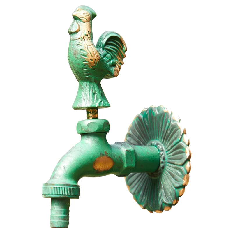 

Water faucet, garden, all copper anti freezing and cracking watering water gun, creative household animal water faucet