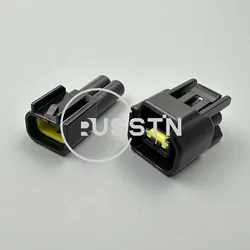 Bobina de ignição automotiva soquete, conector impermeável, cabo de fio Plug para Ford Focus, 2 Pin, FW-C-2F-B, FW-C-2M-B, 1 Set