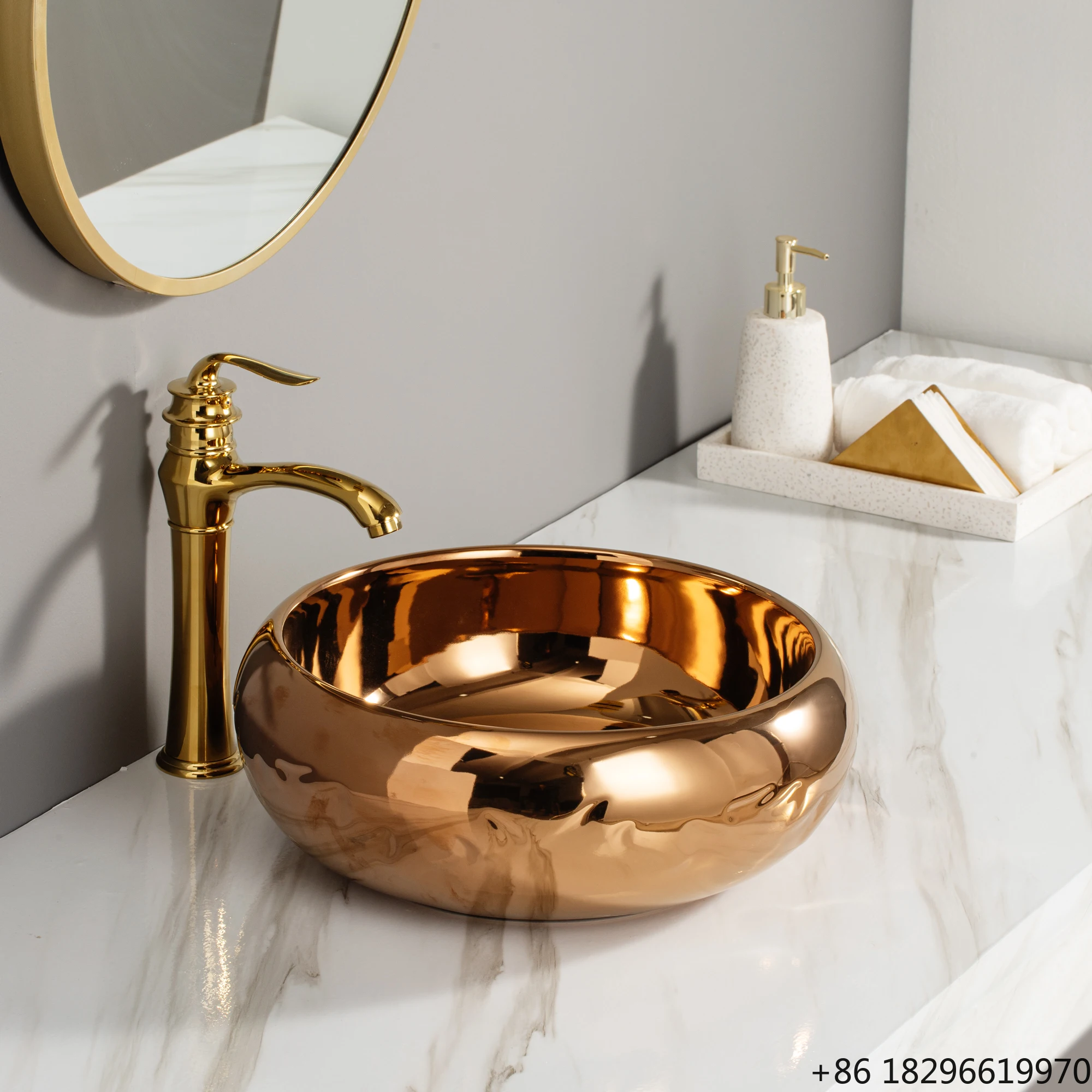 luxury-single-handle-deck-mounted-faucet-high-natural-bending-electroplating-home