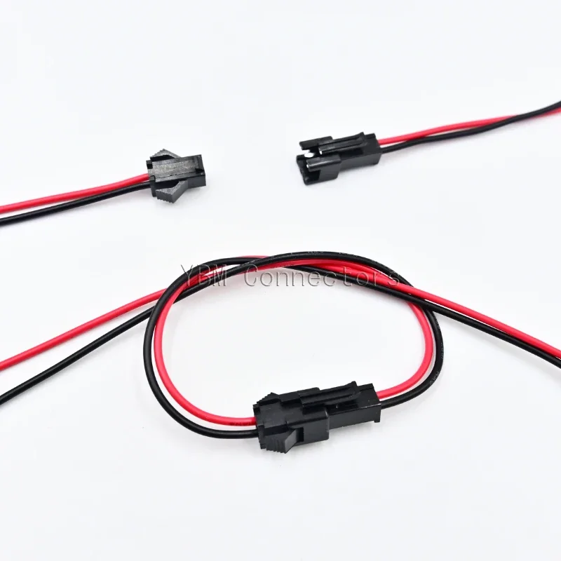 10Pairs 15cm Long JST SM 2Pins Plug Male to Female Wire Connector