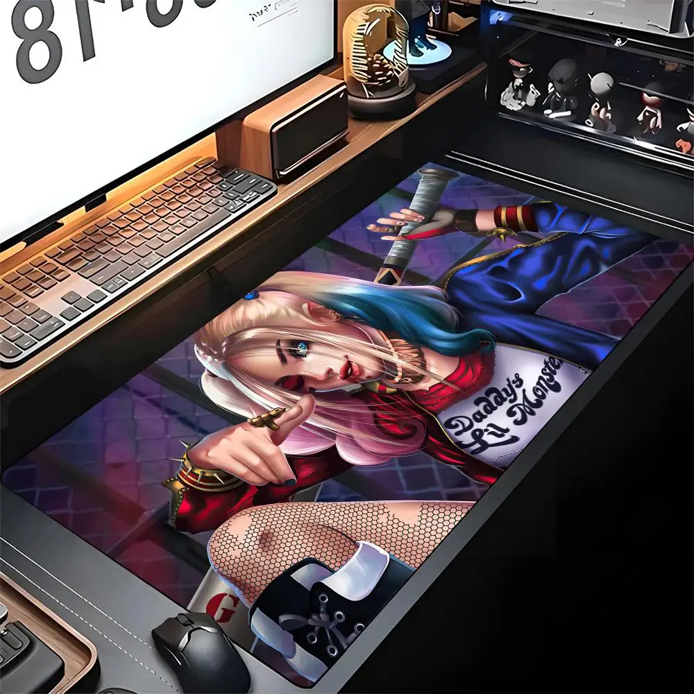 

S-HarleyS QuinnS коврик для мыши игровой замок с краем большой компьютерный геймер большой игровой резиновый художественный коврик для мыши коврик для ноутбука