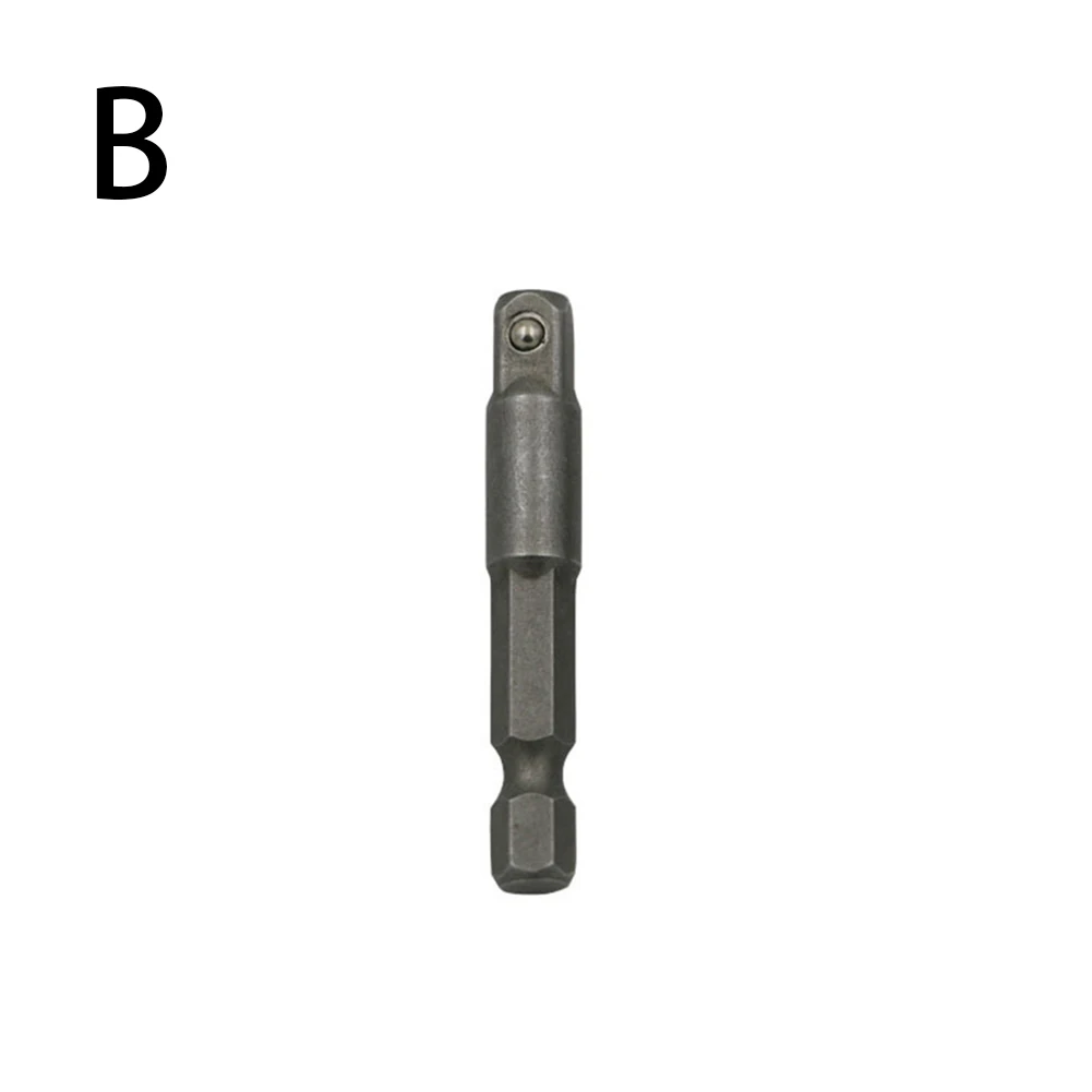 1/3PCS Socket 1/4 Hex Shank Nut Driver Extension Drill Socket Head Conversion Rods For Screwdriver Handle Tool