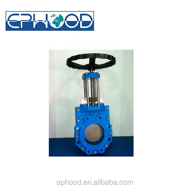 China Best Valve Brand SUFA DN250-DN300 PN1.6Mpa Grey Cast Iron Water Knife Type Gate Valve