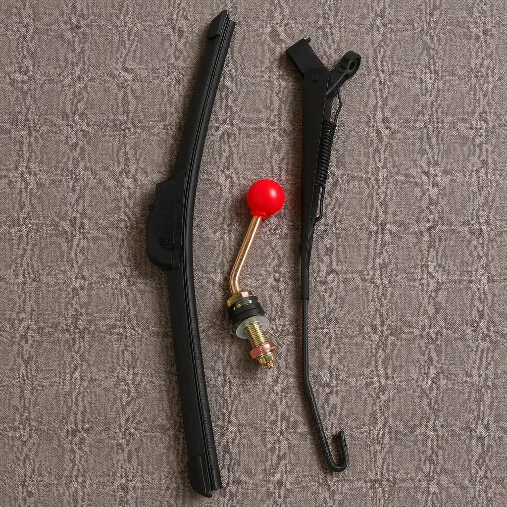 

Manual Semi-Enclosed Windshield Wiper Universal Replacement Hand Operated Wiper for Utvs Motorcycles Outdoor Safety