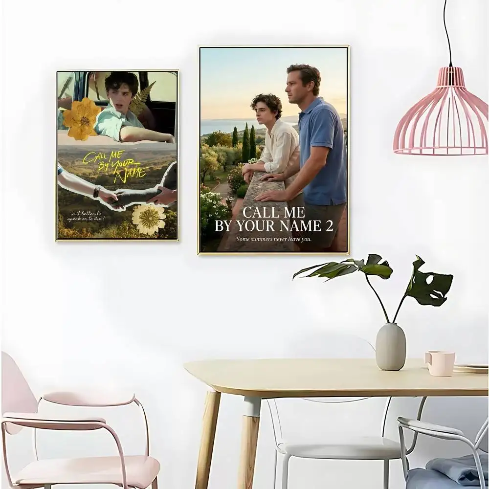 Movie C-Call-Me By Your Name Poster Kraft Club Bar Paper Vintage Posters Wall Art Painting Bedroom Study Stickers