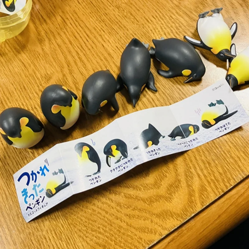 

В наличии оригинальная фигурка пингвина 5 см, изысканная, милая мини-модель животного, фигурки, украшение для рабочего стола, игрушки