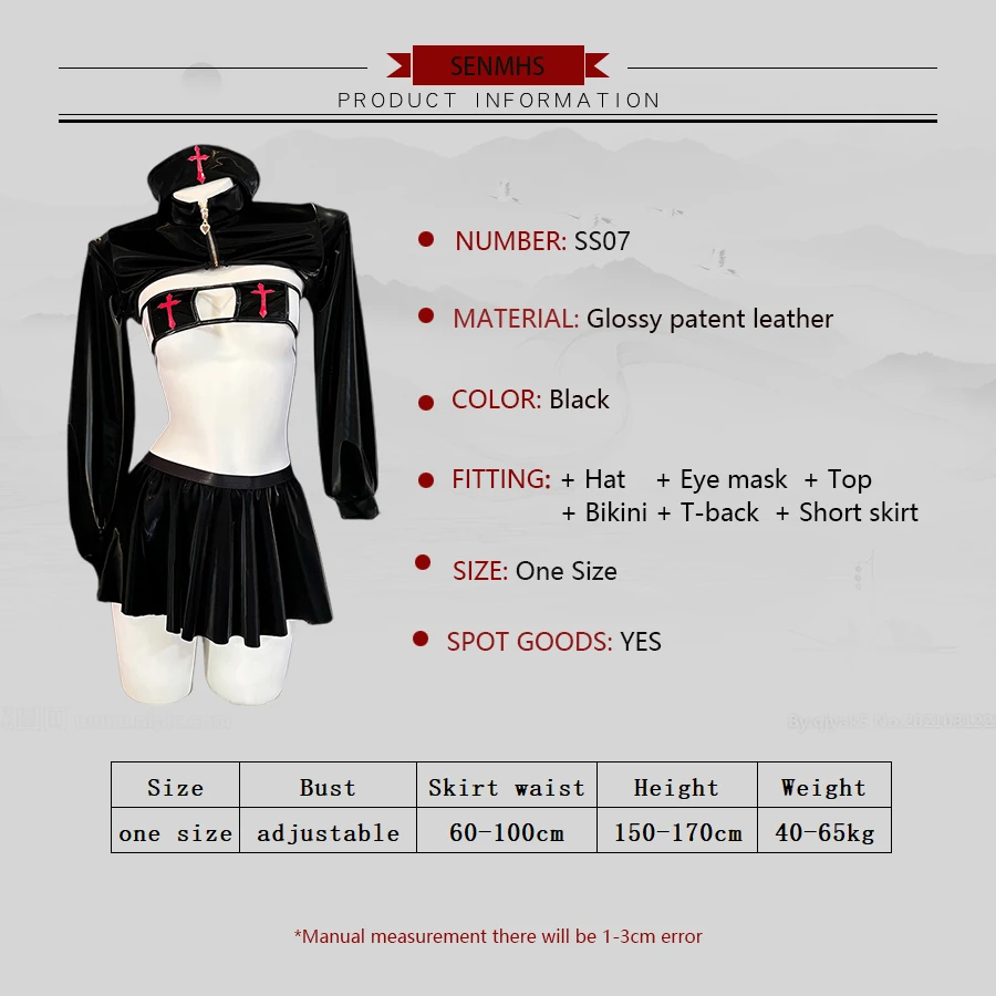 Kostum Cosplay Perawat Ksatria Wanita Abad Pertengahan, Seksi Erotis, Asli, Gelap, Bahan Kulit Ringan, untuk Pertarungan dan Pertempuran, Seragam Halloween