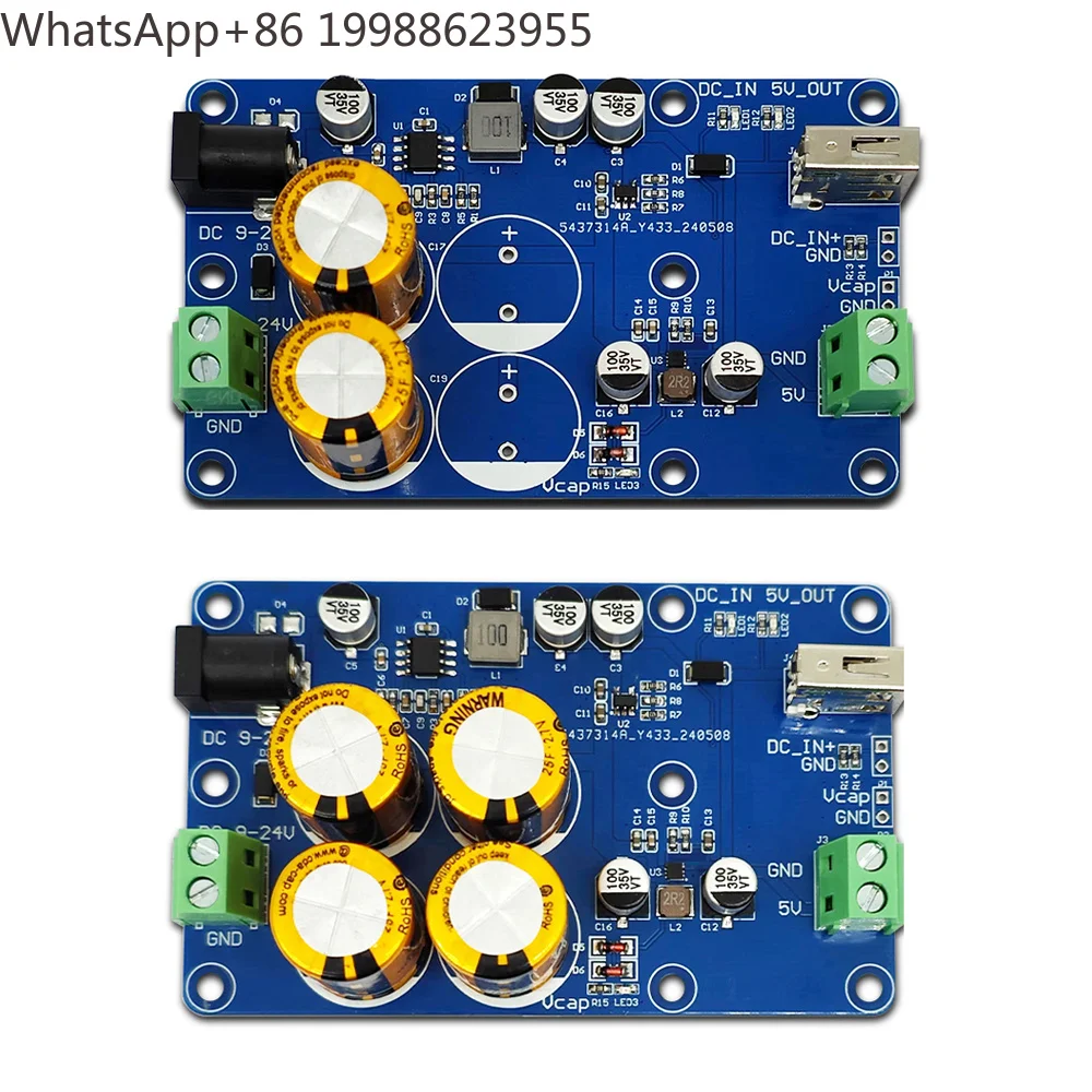 UPS Uninterruptible Power Supply Board DC9-24V Input 5V 3A Output Power-off Preservation UPS Voltage Protection