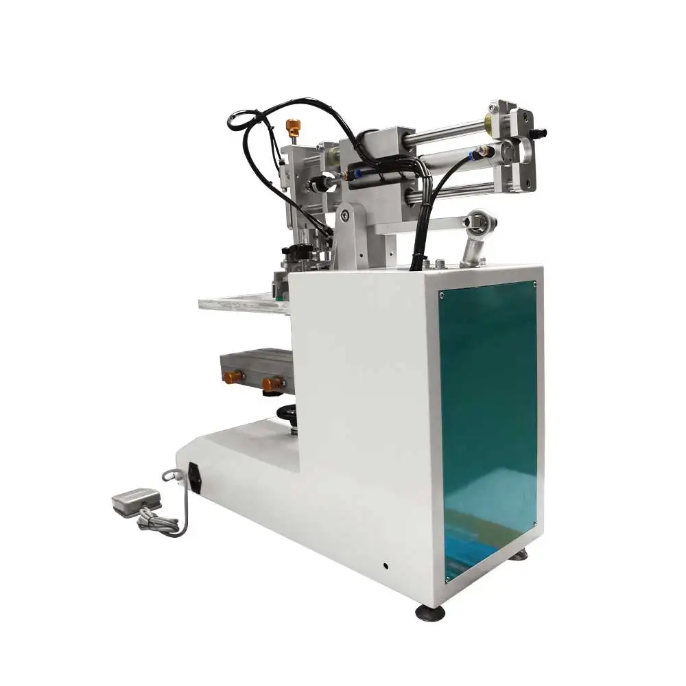 

220V High Precision Pneumatic Screen Printing Machine Semi-auto Screen Printer Screen Printing Equipment Prints 1500times/h