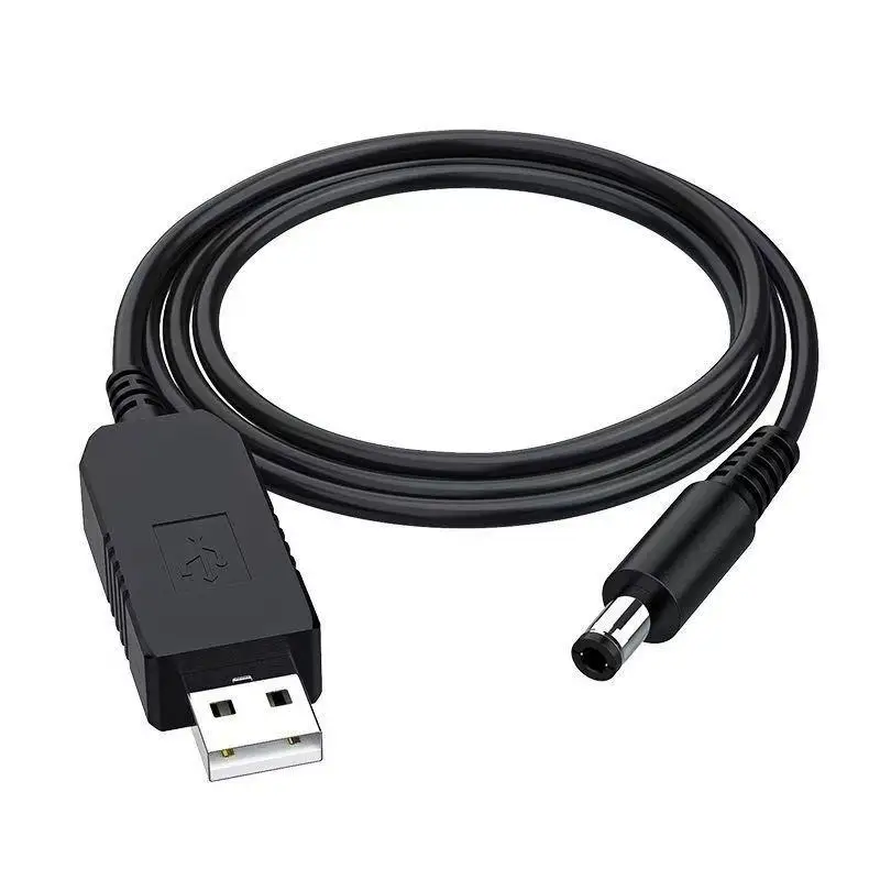 USB DC Voltage Step Up Converter Cable 5V To 9V 12V 5.5x2.1mm Power Adapter For Router Modem CCTV Camera LED Strip Fan Speaker