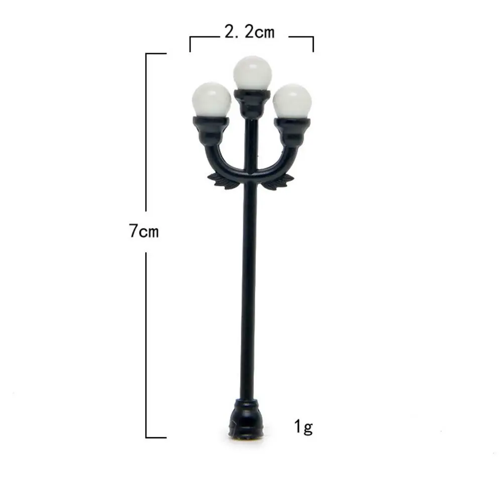 DIY Plastic Home Garden Craft Decoration Miniature Lamp Artificial Lamp Landscaping Street Lamp