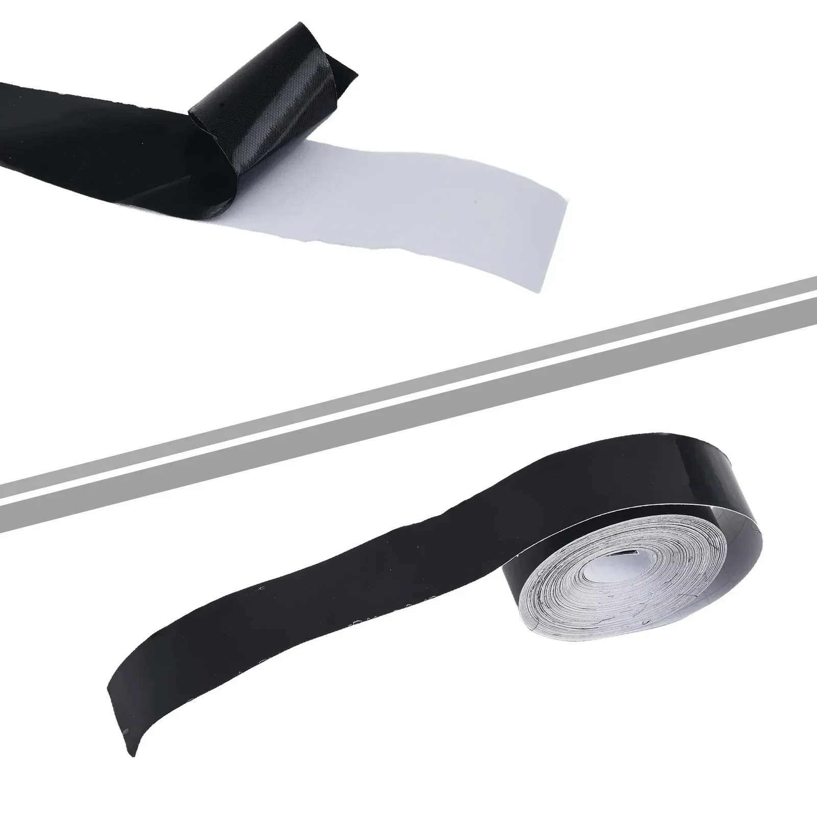 

Car Vinyl Wrap Strip Tape Gloss Black Wrap Foil Kit Anti Scratch Window Door Protection Film 3/5cm*10M Car Accessories