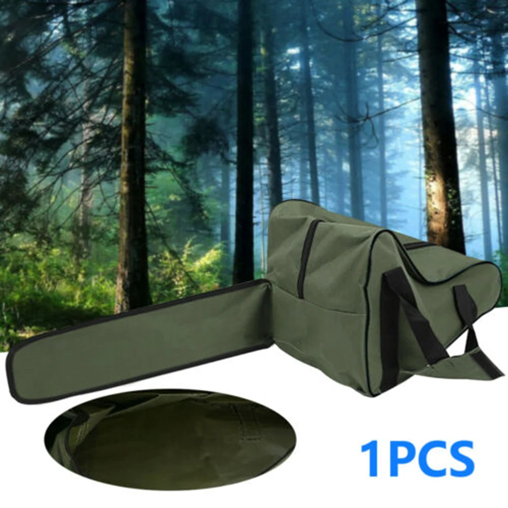 Portátil Chainsaw Carry Case, Chain Saw Box, proteção, suporte, parte verde, acessórios, 20"