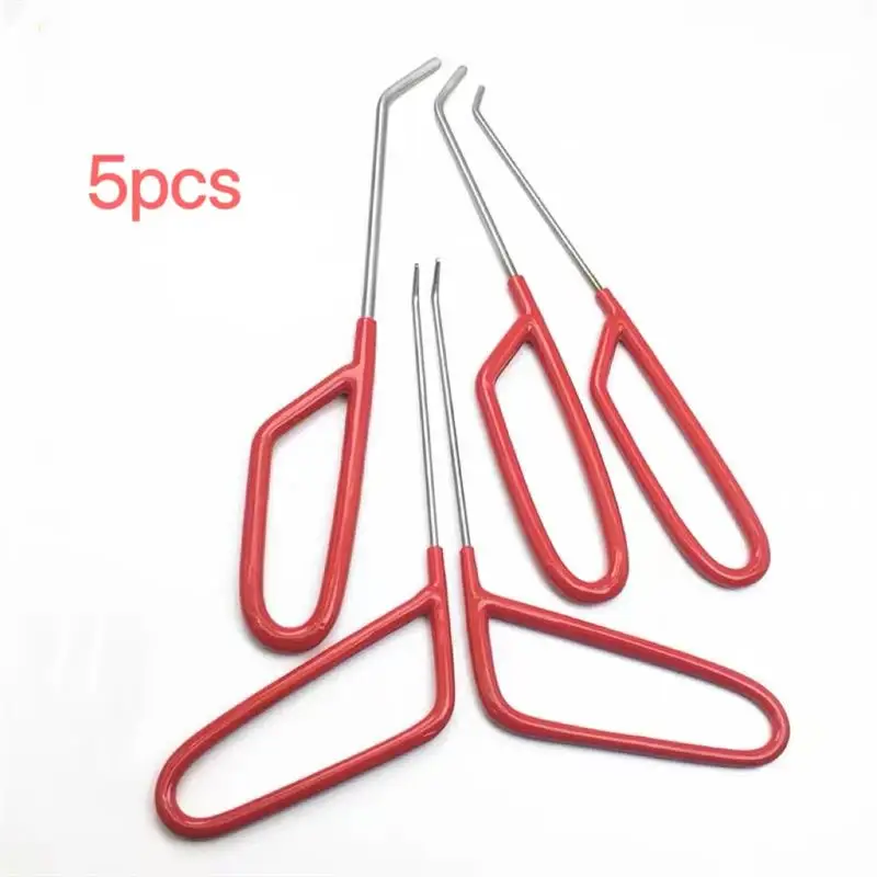 

5PCS New Double layer dent repair pry bar flat bar hail hook repair tool, special tool for automotive dent crevice repair