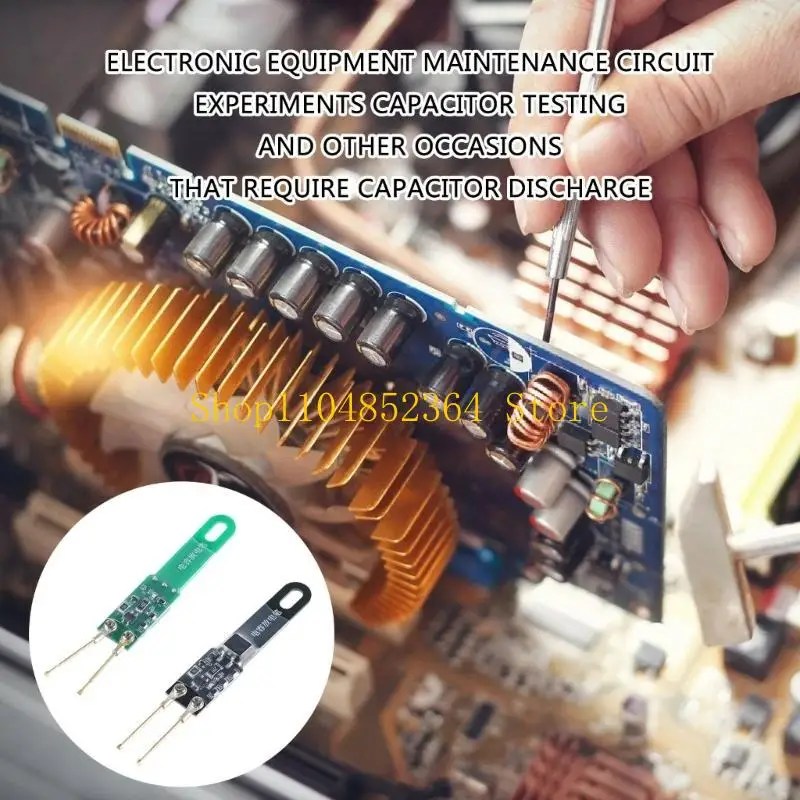 

652F Capacitor Discharge Pen Tool with LED Indicators 1000UF 5000UF Constant Discharge Pen Electronic Repair