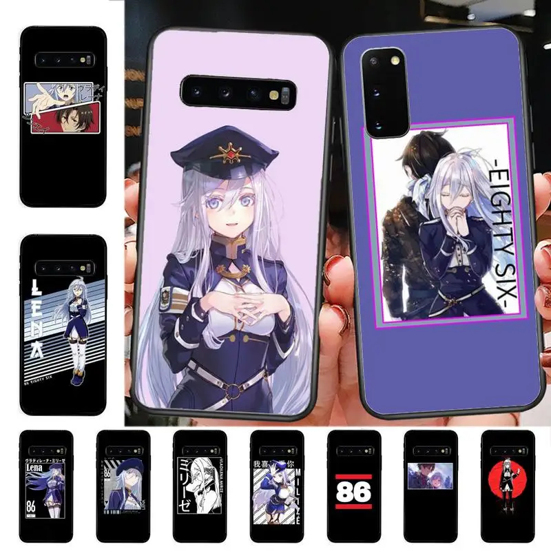 Yinuoda 86 Eighty Six Anime Phone Case for Samsung S10 21 20 9 8 plus lite S20 UlTRA 7edge