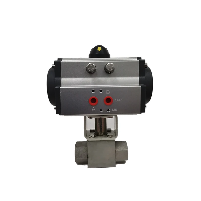 Pneumatic High Pressure Ball Valve 1000 PSI 1/2 