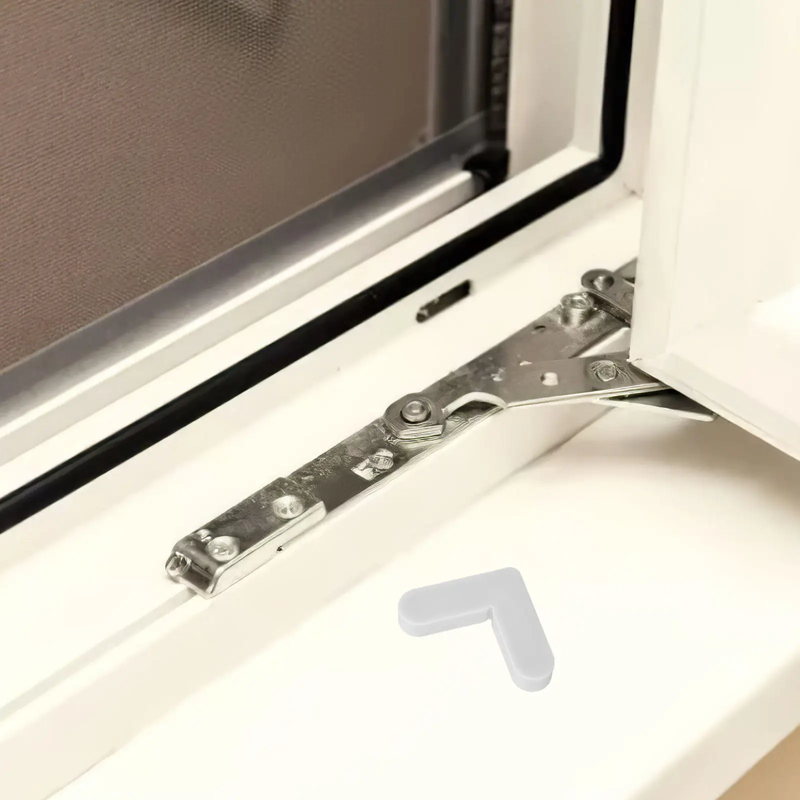10Pcs Tough Nylon Screen Frame Corner Brackets Wide Application Corner Brace for Window Screen Frame Replacement