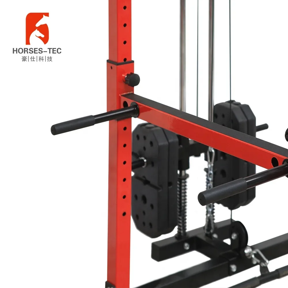 Commercial indoor sports heavy duty fitness multi power cage rack gym equipment