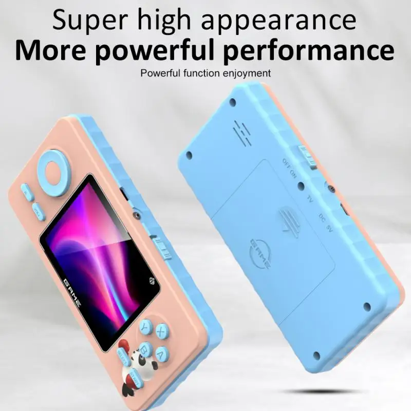 RGEEK Retro Video Game Console Handheld Game Player Portable Pocket TV Game Console AV Out Mini Handheld Player For Kids Gift