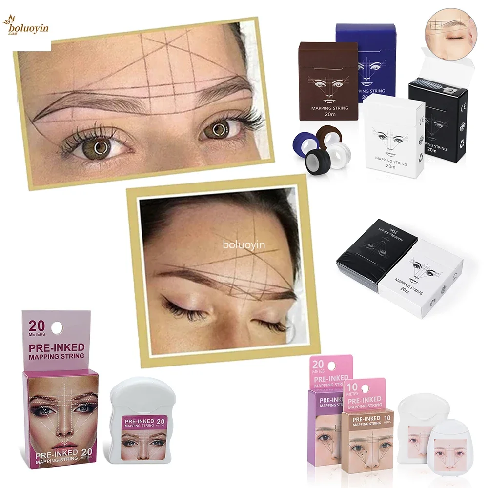 

Microshading Mapping String Permanent Makeup Pre Ink String PMU Eyebrow Paint Mixer Thread Mark Eyebrows Microblading Supplies