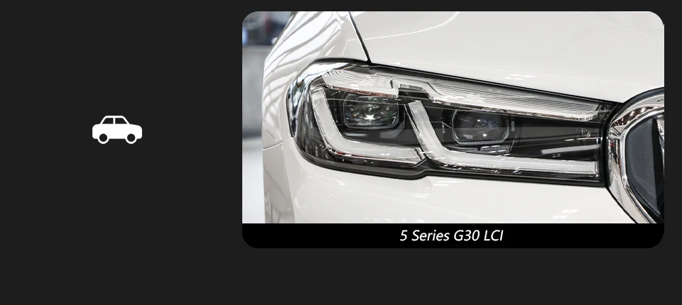 AKD LED Car Lights for BMW 5 Series G30 2017-2020 G31 525i 530i 535i G38 Headlight Projector Lens Head Lamp DRL Signal Auto Accessories