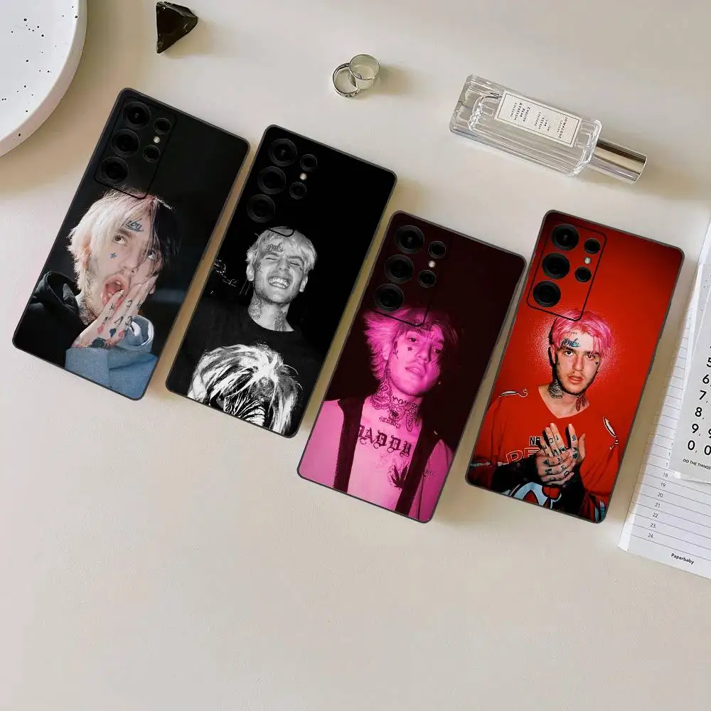 Funda para Teléfono Lil Peep Hellboy Love Rapper para Samsung S 24 fe 25 Ultra plus 20 lite 21 30 22 23 24 22 Ultra 5G