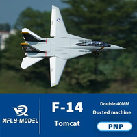 XFly RC electric fighter aircraft fixed wing aircraft model outdoors assembly foam double 40mm F-14 PNP Remote control adult toy