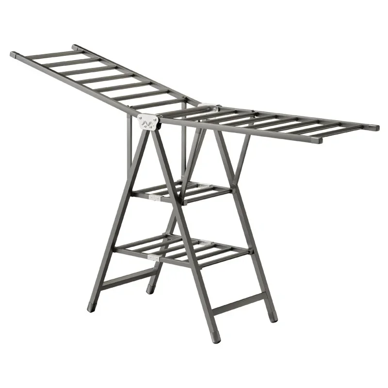Household Floor Folding Drying Rack, Bedroom Balcony Drying Rack, Indoor Baby Cool Hanging Clothes Rod, Sun Quilt