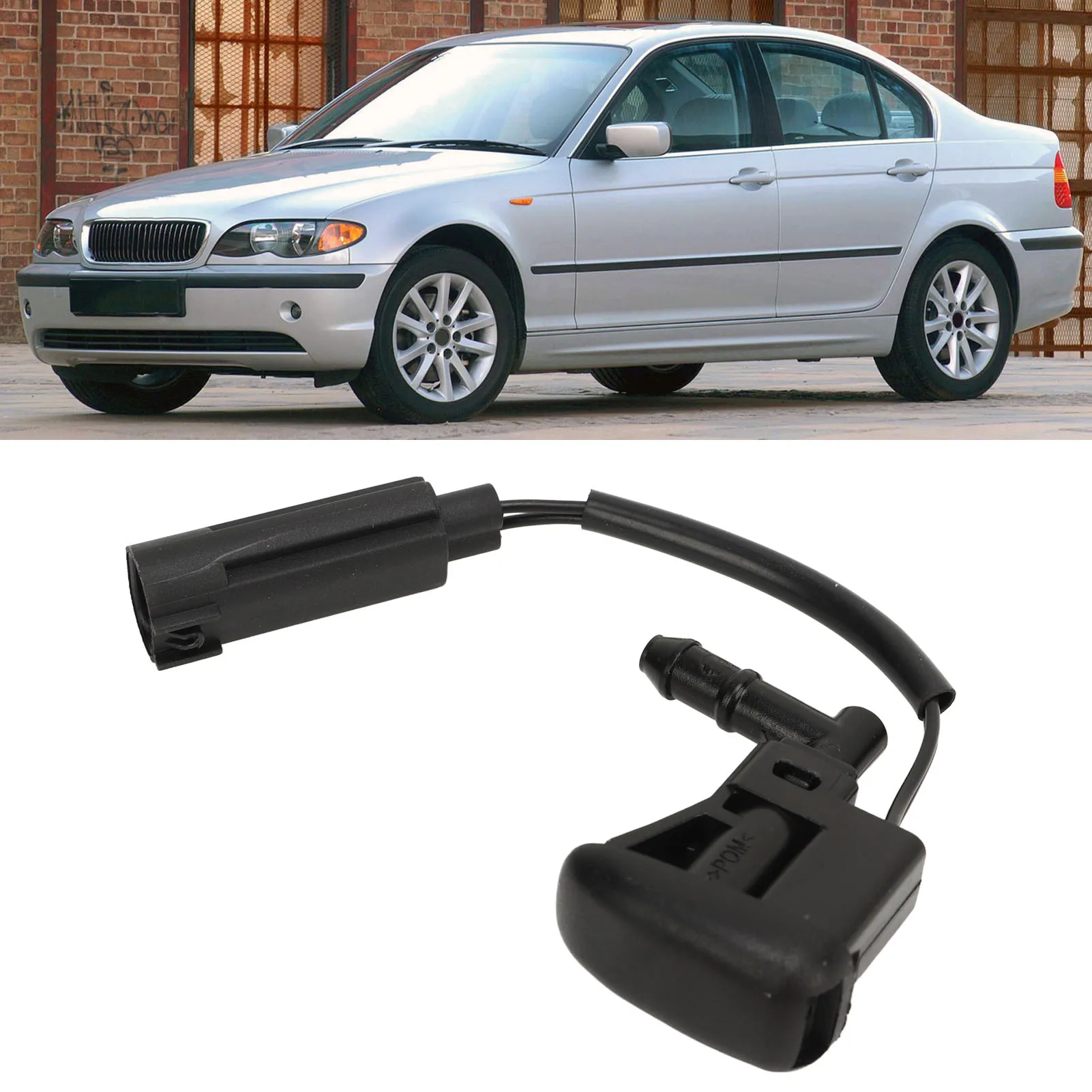 61667056731 Windscreen Washer Windshield Nozzle Heated Wiper Washer Nozzle For BMW 3 Series E46 Z3 E89 2002-2006 Car Accessories