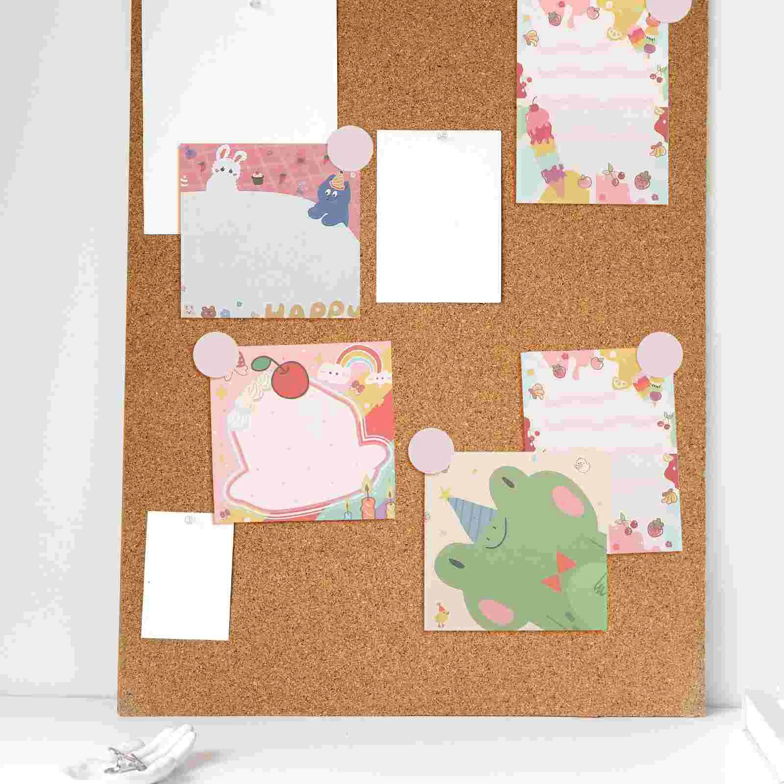 Cute Cartoon Message Notepad para Estudantes, Notas Tearable, Off Notepads, Bolso Kawaii, Papel Notebook, 4 Livros