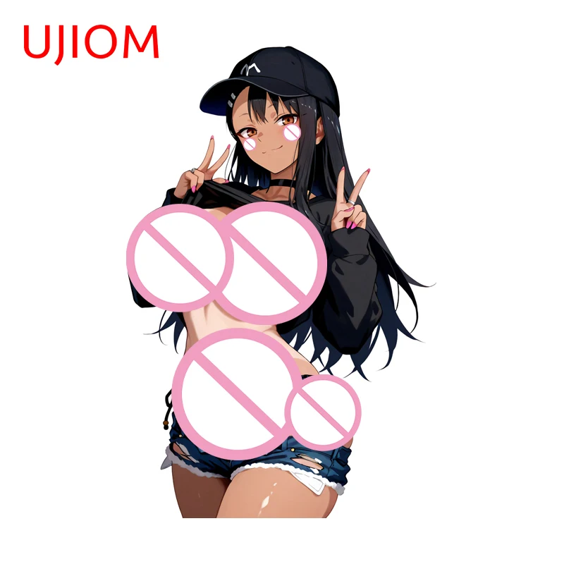 UJIOM Nagatoro Hayase Trickery Wall Stickers Wardrobe Bedroom Bathroom Interior Decoration Decal For Veneer Sofa Wall Decor
