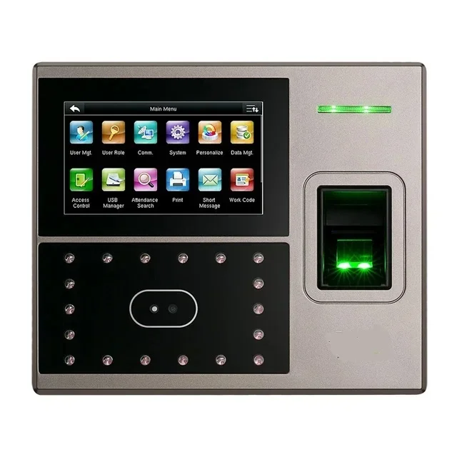 ZK uFace800 3,000 Face Reader Biometric Door Access Control Facial Recognition Fingerprint Time Attendance Machine