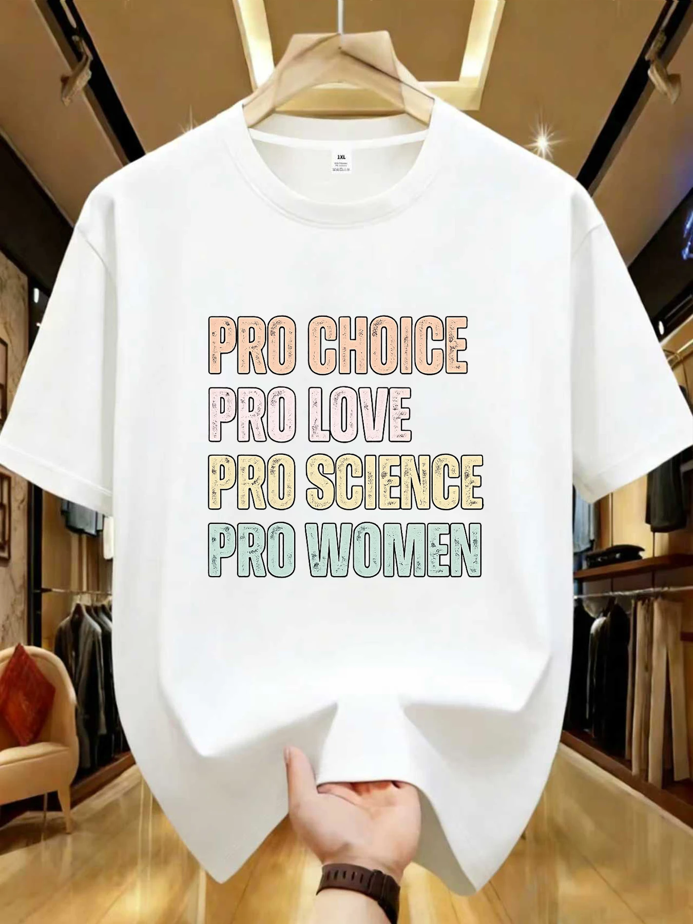 

【WDS01296】Модная женская футболка больших размеров с принтом букв, летняя повседневная футболка с круглым вырезом и короткими рукавами, универсальная, в уличном стиле