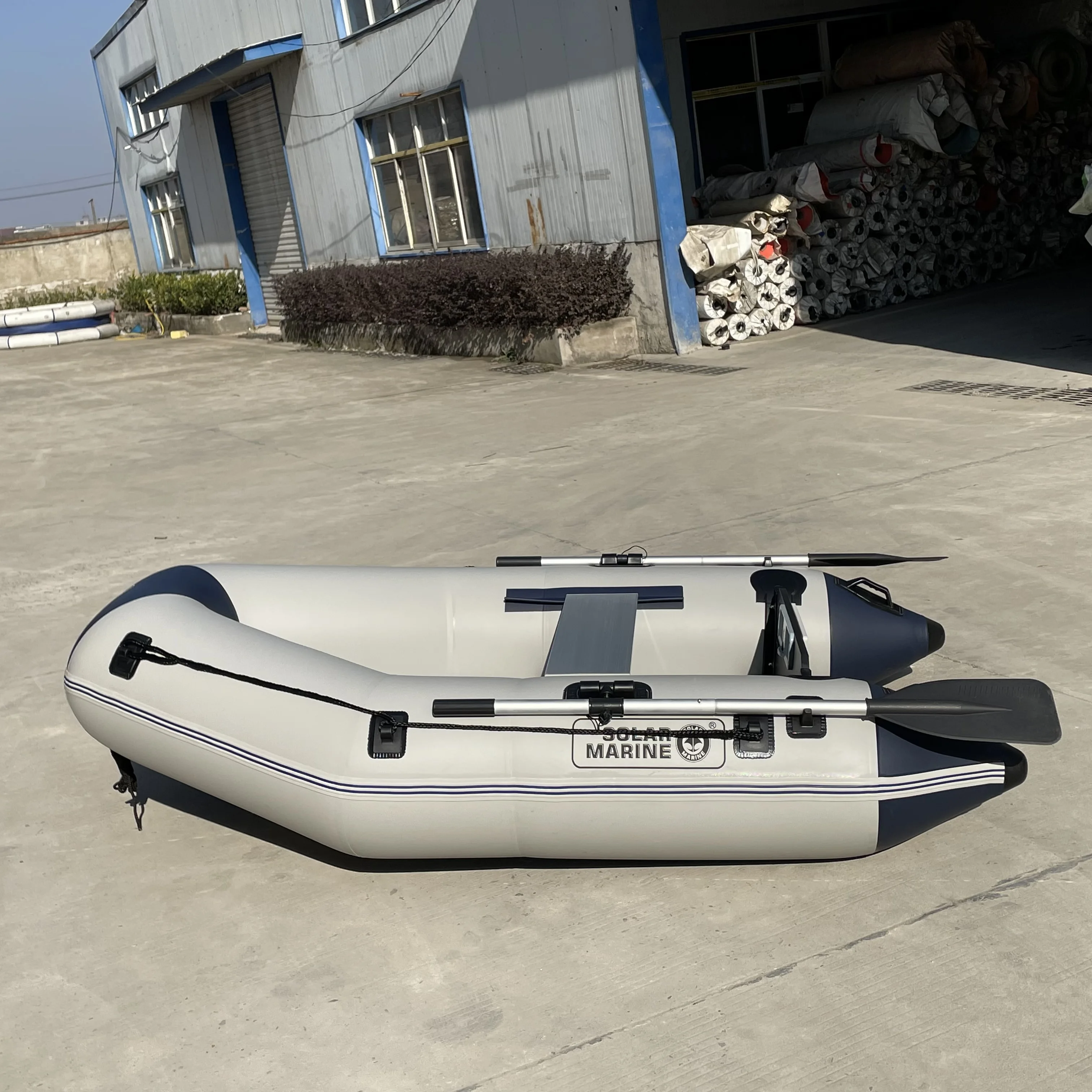 Solar Marine 2.3 M perahu kecepatan tinggi 3 orang mewah Yacht tiup Kayak untuk bermain air hiburan