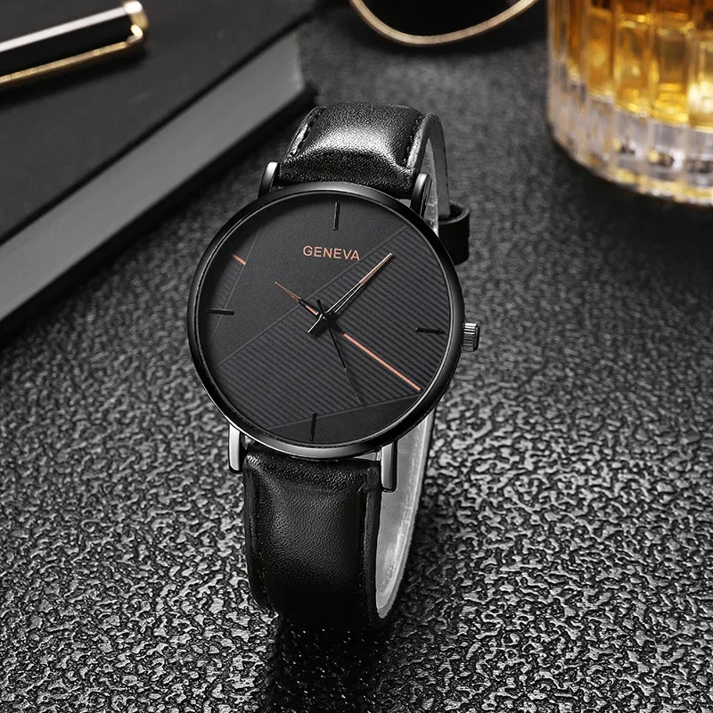 New trend hot selling simple belt men's watch, casual business personalized watch, men's watch